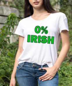 0% Irish St Patrick’s day shirt