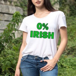 0% Irish St Patrick’s day shirt