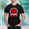 Brace Strong Grateful Hopeful Stroke Survivor Red Awareness Ribbon shirt