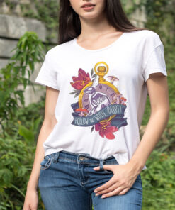 Bunny Follow The White Rabbit Skeleton shirt