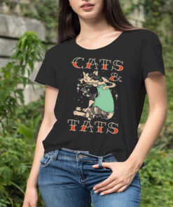 Cats and tats T shirt