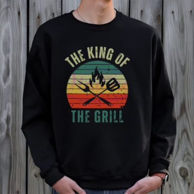 Cook Fun Fathers Day The King Of The Grill shirt