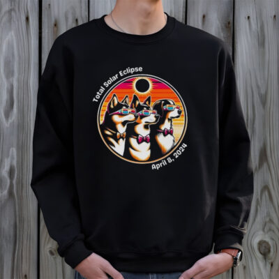 Dog Eclipse Path of Totality April 8th 2024 Total Solar Eclipse Shirt