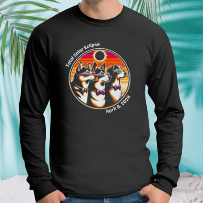 Dog Eclipse Path of Totality April 8th 2024 Total Solar Eclipse Shirt