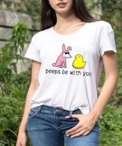 Dog peep be with you shirt