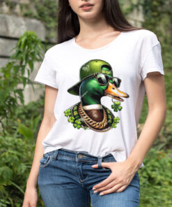 Duck So Cool St Patrick’s Day Saint Patricks Call Me Lucky Mallard shirt