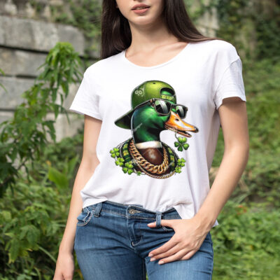 Duck So Cool St Patrick’s Day Saint Patricks Call Me Lucky Mallard shirt