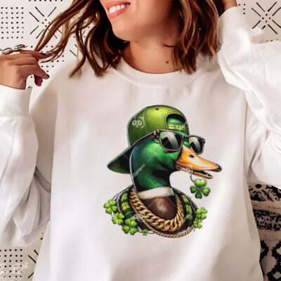 Duck So Cool St Patrick’s Day Saint Patricks Call Me Lucky Mallard shirt
