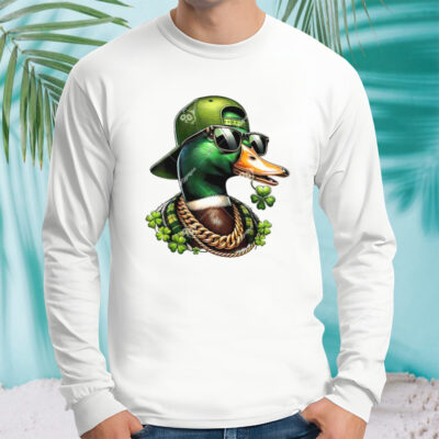 Duck So Cool St Patrick’s Day Saint Patricks Call Me Lucky Mallard shirt