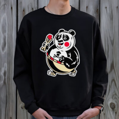 Fighting panda funny shirt