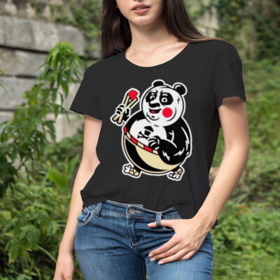 Fighting panda funny shirt