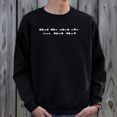 Fuck off morse code St. Patrick’s day shirt 