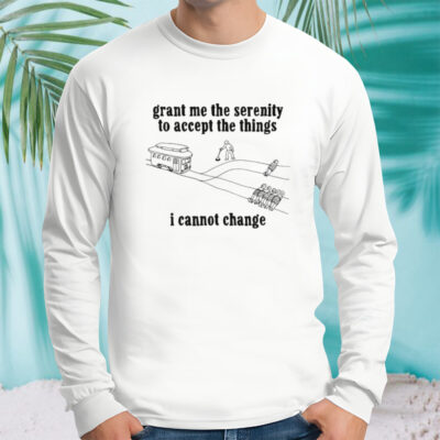 Grant me the serenity to accept the things I cannot change shirt