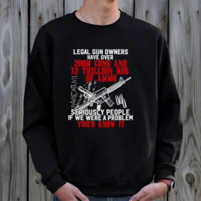 Legal Gun Owners Have Over 200m Guns Shirt