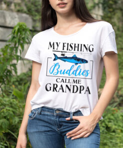 My Fishing Buddies Call Me Grandpa fishing-rod My Dad shirt
