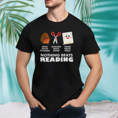 Nothing Beats Reading Book Librarian Across America Kids T Shirt