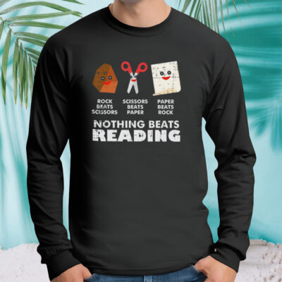 Nothing Beats Reading Book Librarian Across America Kids T Shirt