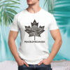 Peace Love Canada Maple Leaves Mountain And River The New Plc Classic T shirt