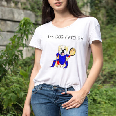 Portnoy Wearing The Dog Catcher shirt