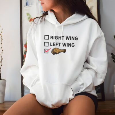 Right Wing Left Wing Chicken Wing Voter Shirt