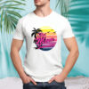 Sunset Coconut Tree Albatross Mothers Day Hot Mom Summer shirt