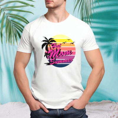 Sunset Coconut Tree Albatross Mothers Day Hot Mom Summer shirt