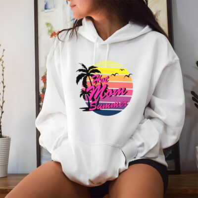 Sunset Coconut Tree Albatross Mothers Day Hot Mom Summer shirt