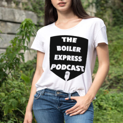 The Boiler Express Podcast Mic shirt