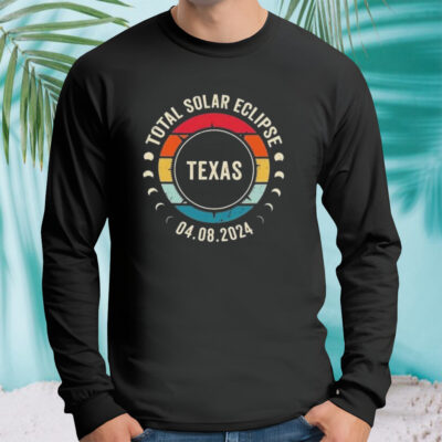 Total Solar Eclipse 2024 Texas Sun Moon Totality 4.8.2024 Great American VIntage Shirt