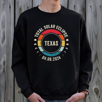 Total Solar Eclipse 2024 Texas Sun Moon Totality 4.8.2024 Great American VIntage Shirt