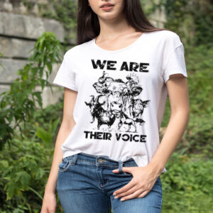 We Are Their Voice cute Farm Animals shirt