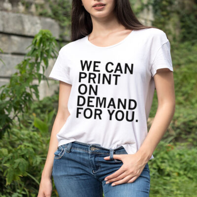 We can print on demand for you shirt