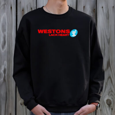 Westons lack heart logo shirt
