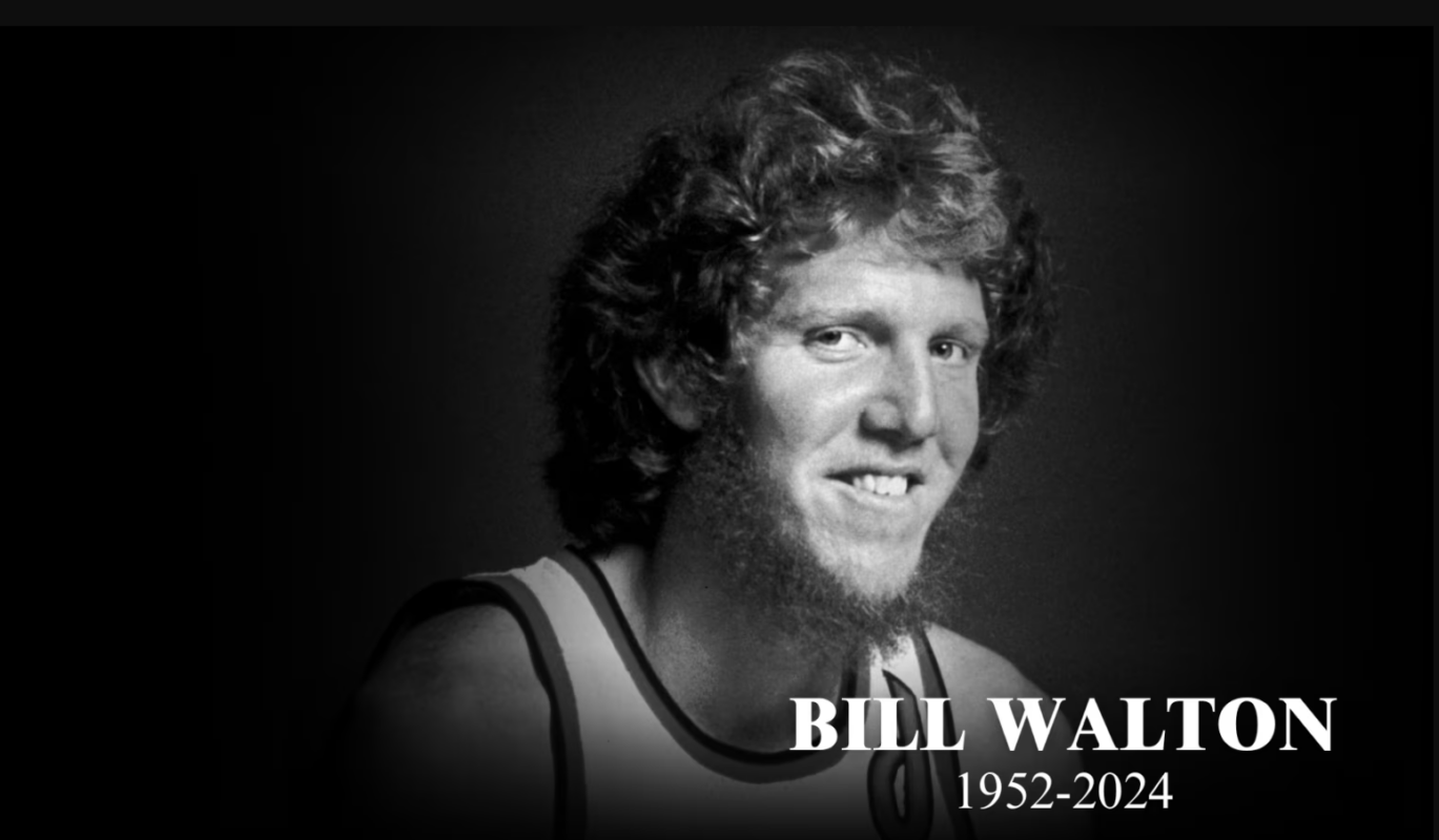 Bill Walton- basketball Hall of Famer and colorful commentator- dies of cancer at 71