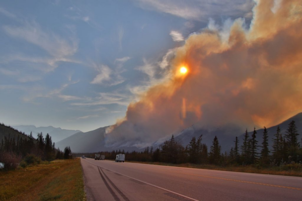 Fast-moving wildfire in the Canadian Rockies ravages the town of Jasper
