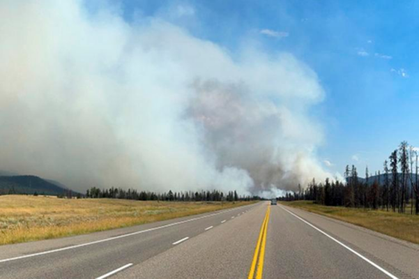 Fast-moving wildfire in the Canadian Rockies ravages the town of Jasper