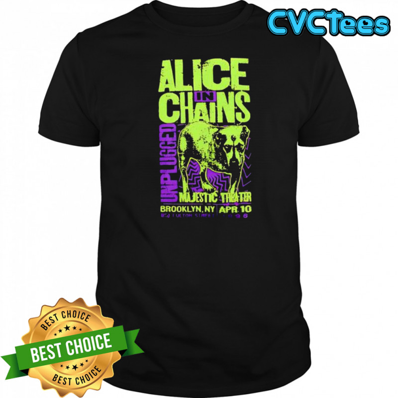 Alice in chains unplugged dog retro shirt