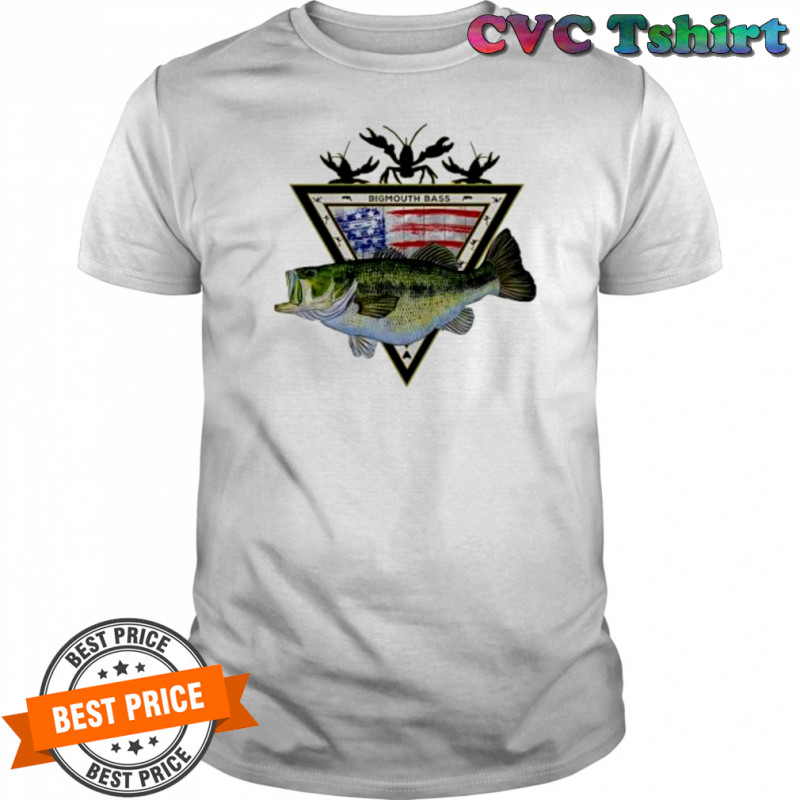American Largemouth Bas Performance Seagrass shirt