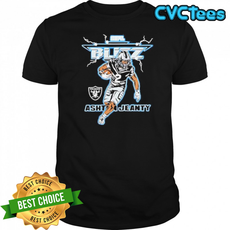 Ashton jeanty NFL blitz las vegas raiders shirt