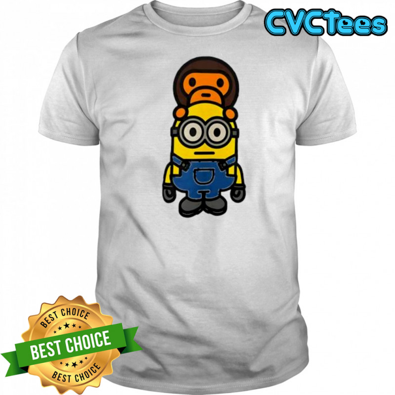 BAPE monkey x Minions shirt
