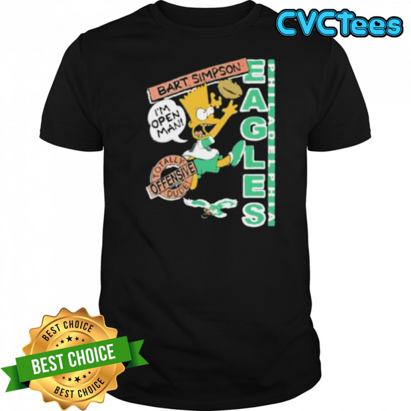 Bart Simpson Eagles NFL shirt