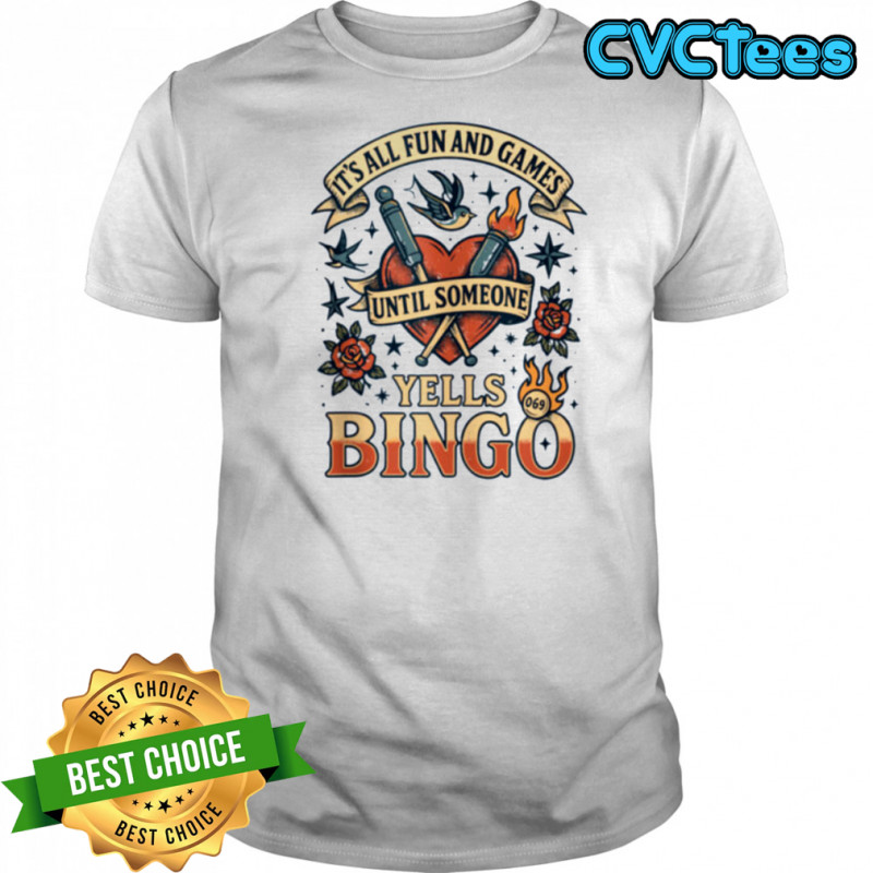 Bingo Tattoo Tee Mom Lucky Bingo Queen Top Shirt