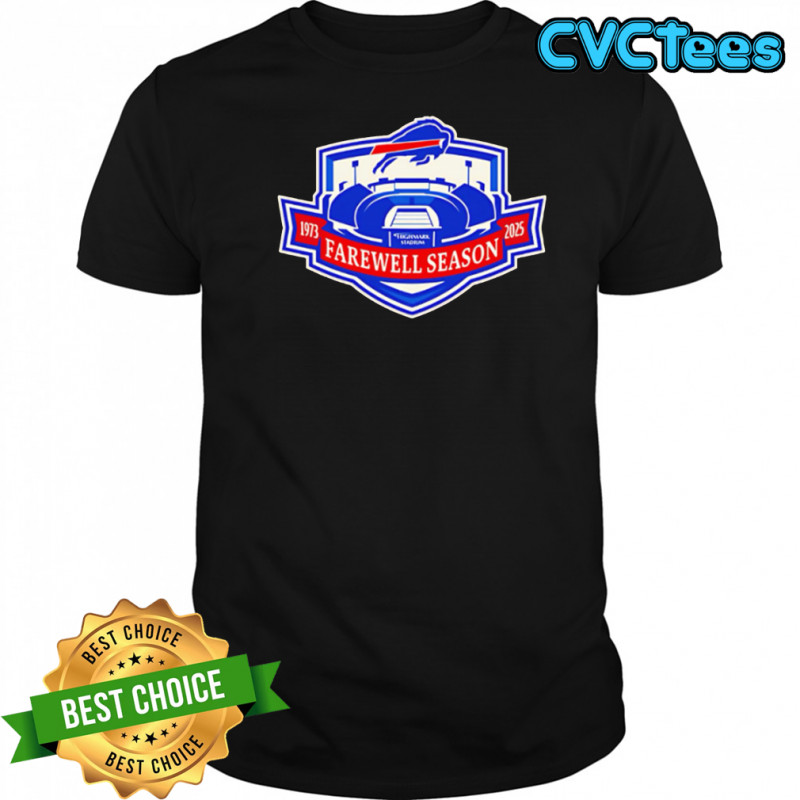 Buffalo Bills Farewell Season 1973-2025 logo shirt