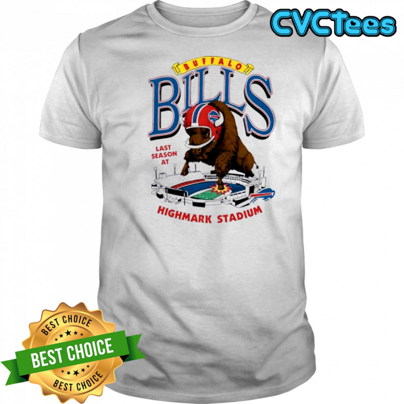 Buffalo Bills Homage Highmark Stadium Farewell Season Schedule mascot shirt