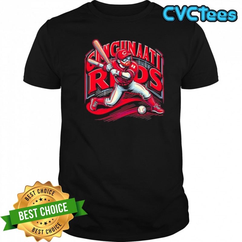 Cincinnati Reds player art shirt