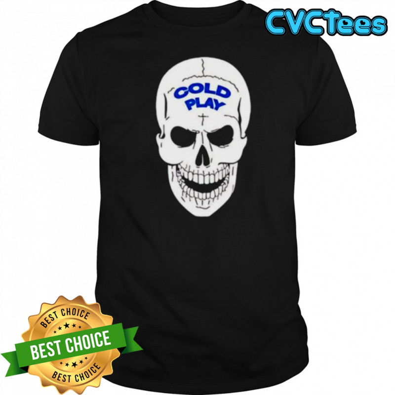 Coldplay skull astronomy shirt