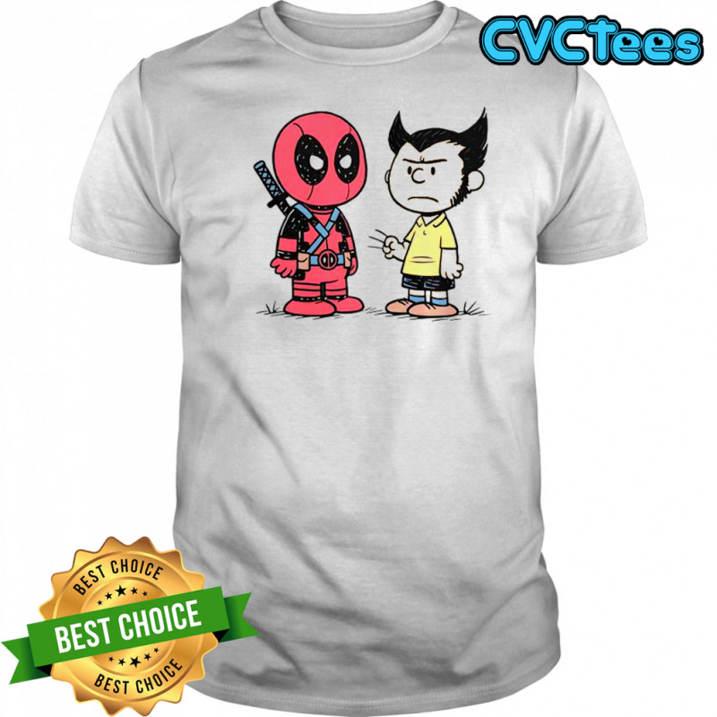 Deadpool And Wolverine Angry Boys Peanuts T-Shirt