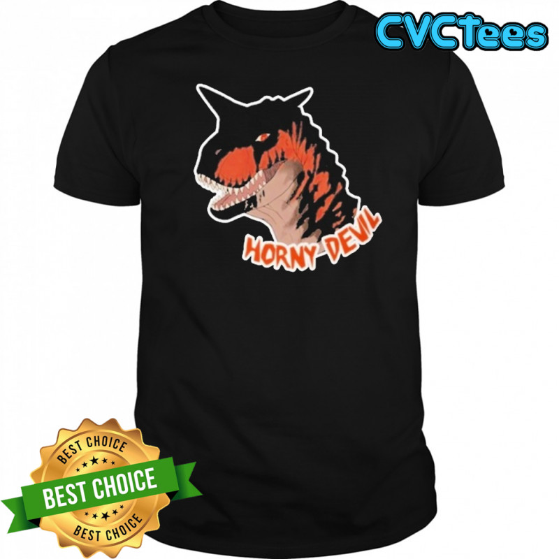 Dinosaur Carnotaurus Horny Devil T-shirt