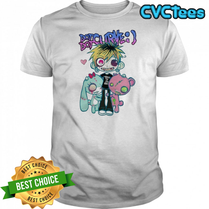 Dot Dot Curve Smiley T-shirt