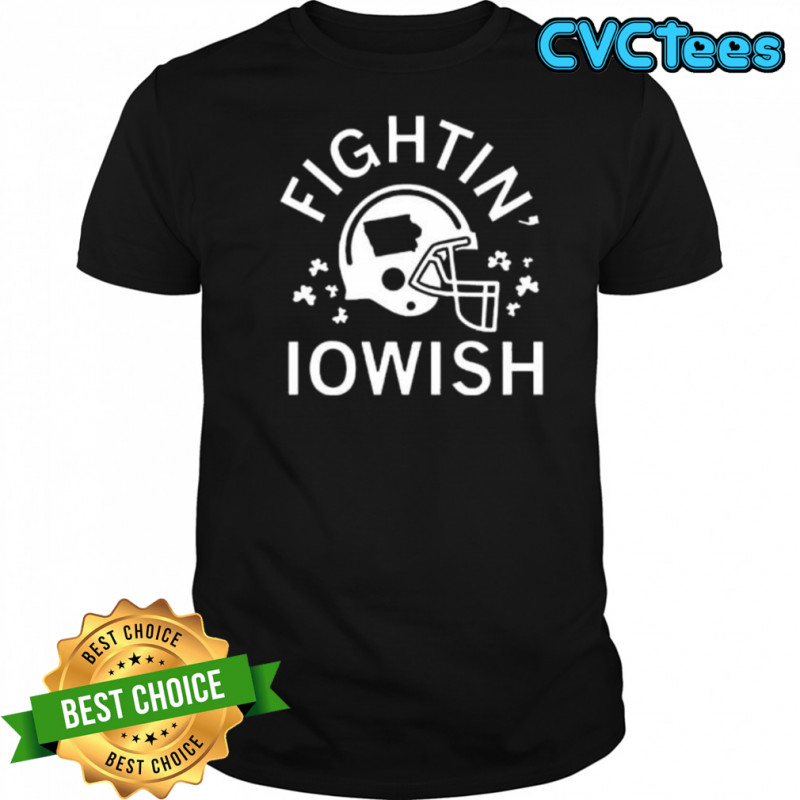 Fightin Iowish helmet shirt